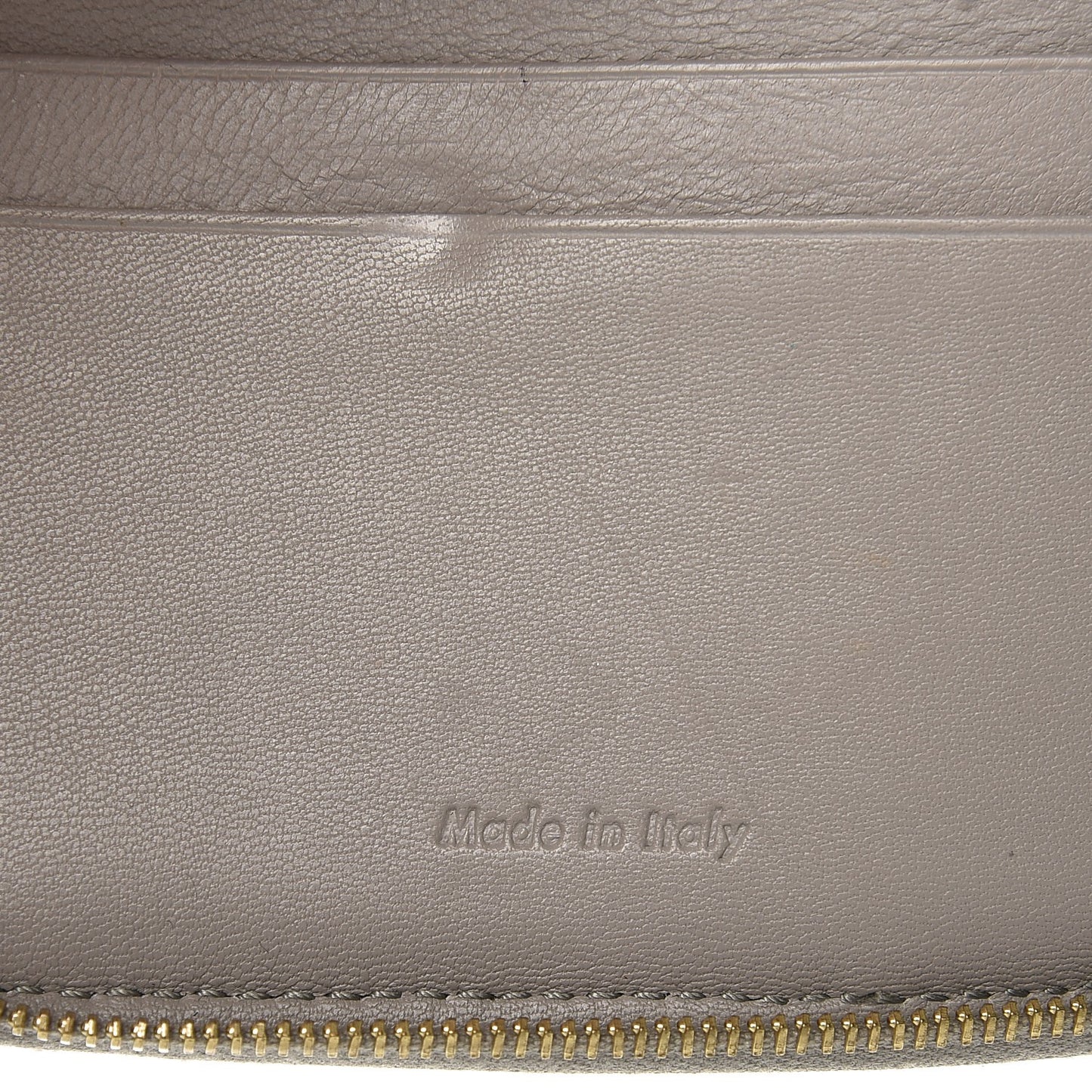 Lambskin Square Multifunction Wallet Grey