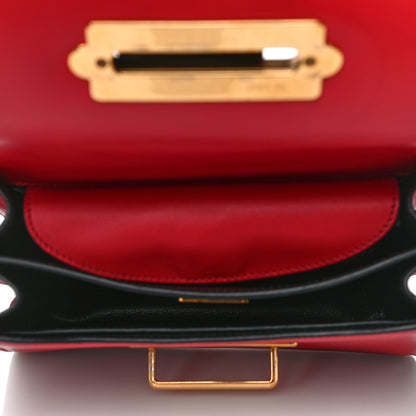 Prada City Calfskin Saffiano Cahier Bag Fuoco Black 5 of 13