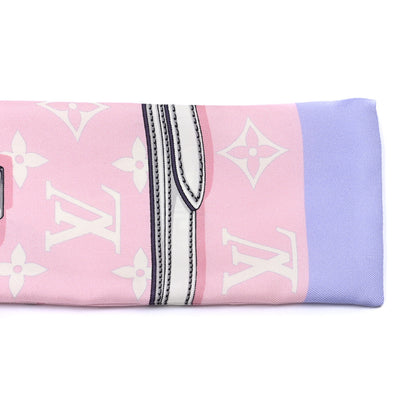 Louis Vuitton Silk Monogram Escale Confidential Bandeau Pink 5 of 6
