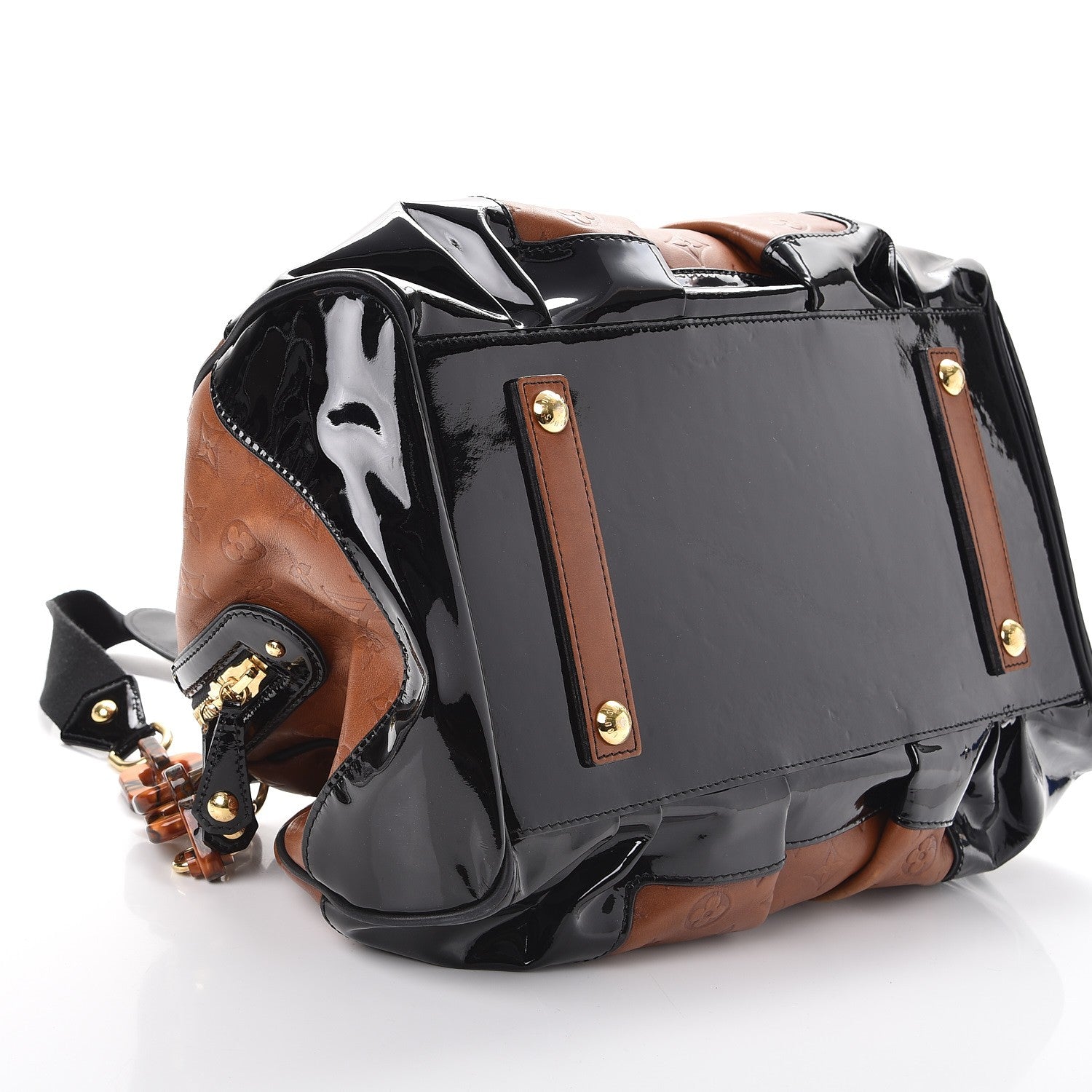 Louis Vuitton Cuir Embossed Monogram Stephen Bag Fauve 8 of 12