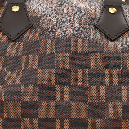Louis Vuitton Damier Ebene Speedy Bandouliere 25 7 of 10
