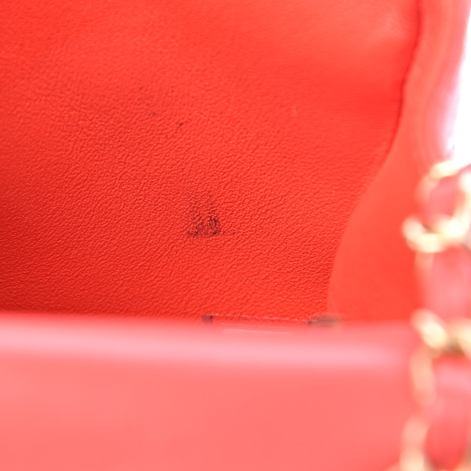 Chanel Lambskin Quilted Mini Square Flap Red 8 of 11