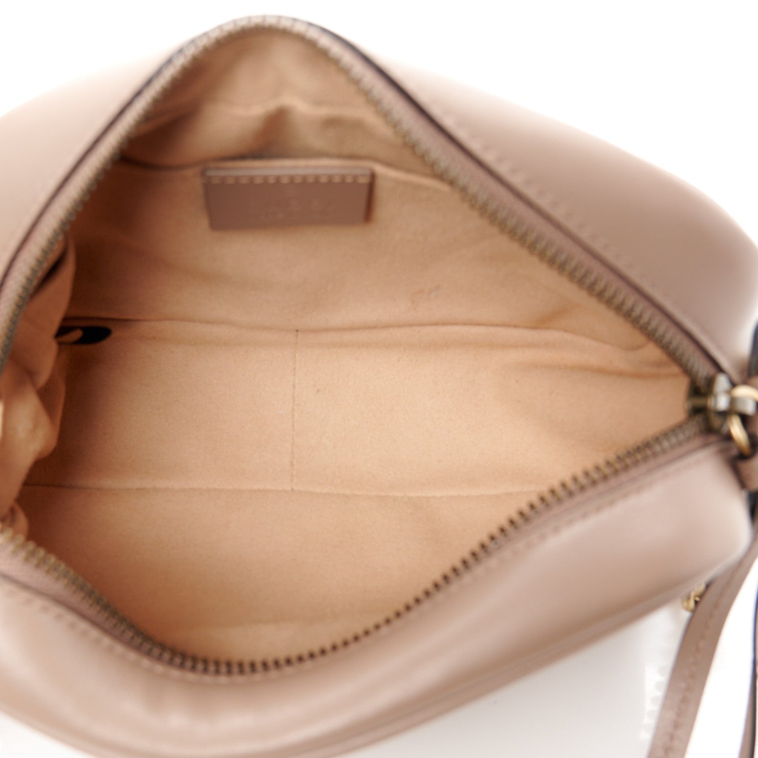 Gucci Calfskin Matelasse Mini GG Marmont Chain Shoulder Bag Nude 5 of 11