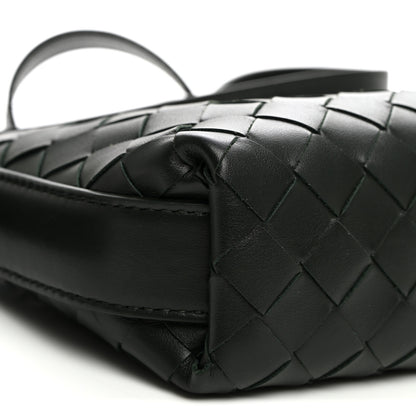 Bottega Veneta Calfskin Intrecciato Traveler Phone Pouch Dark Green 8 of 9