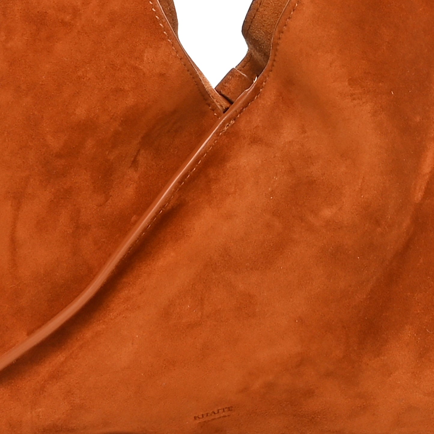 Suede Calfskin Small Sara Tote Caramel