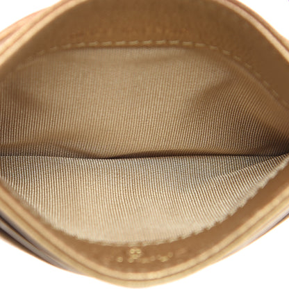 Chanel Metallic Goatskin Quilted Chanel 19 Card Holder Gold 4 of 7