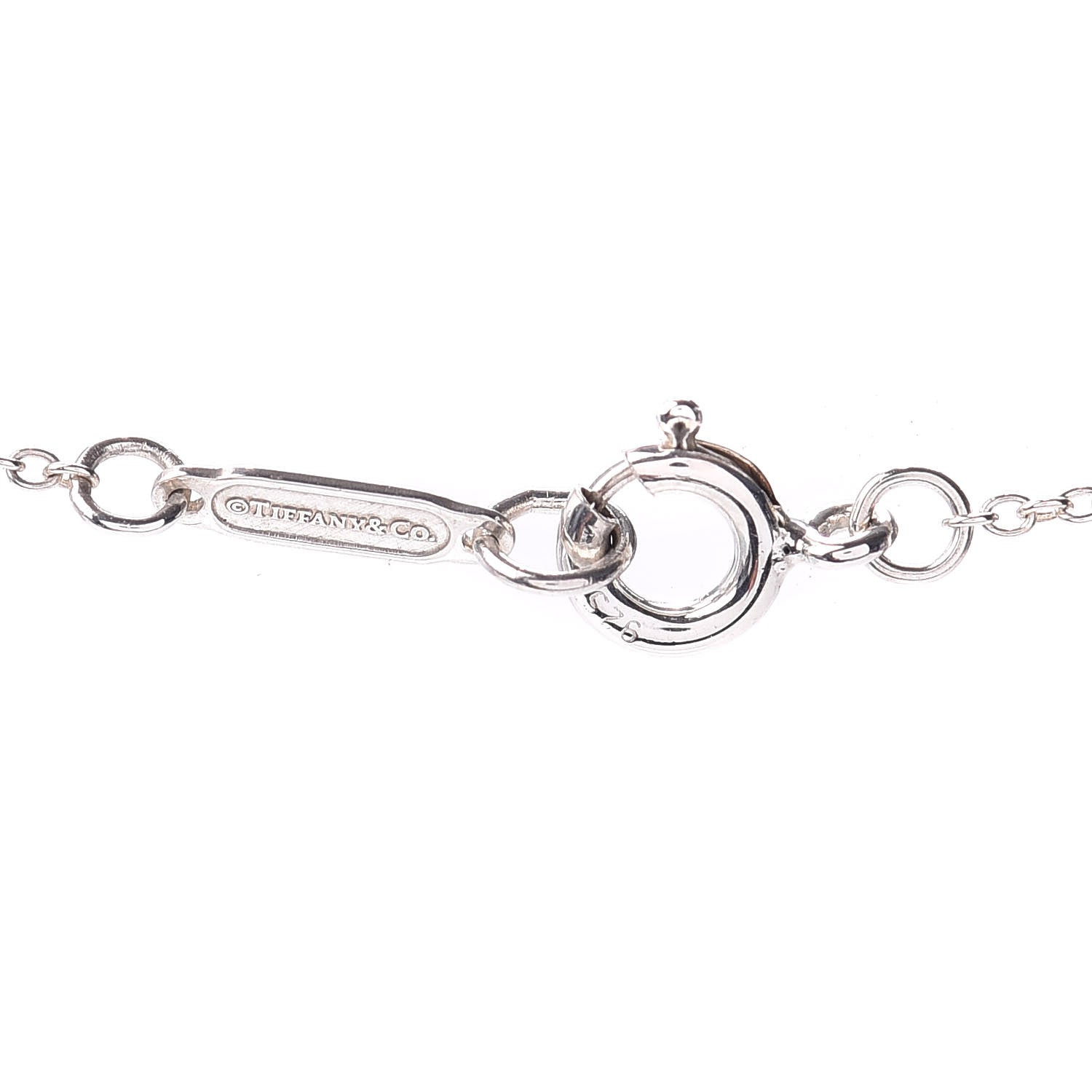 Tiffany Sterling Silver Small Bow Pendant Necklace 4 of 4