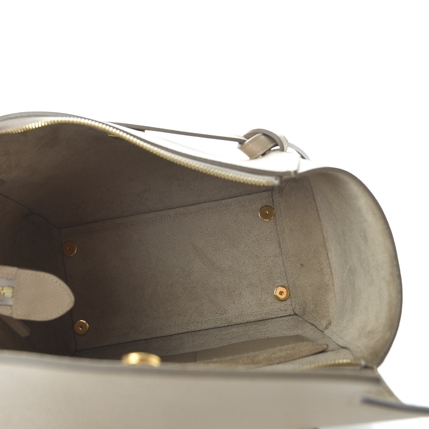 Grained Calfskin Mini Belt Bag Light Taupe