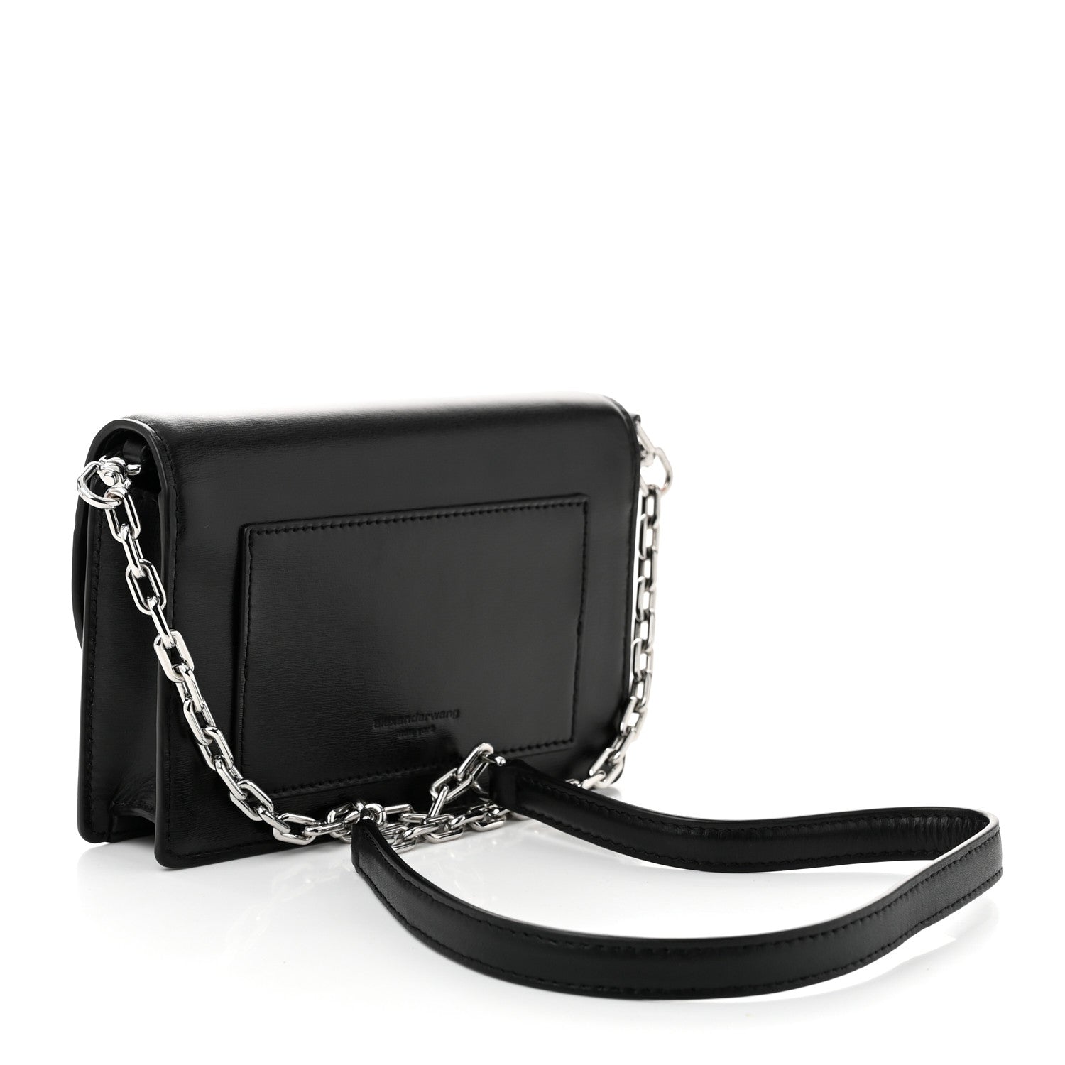 Alexander Wang Textured Calfskin Attica Crossbody Black 3 of 9