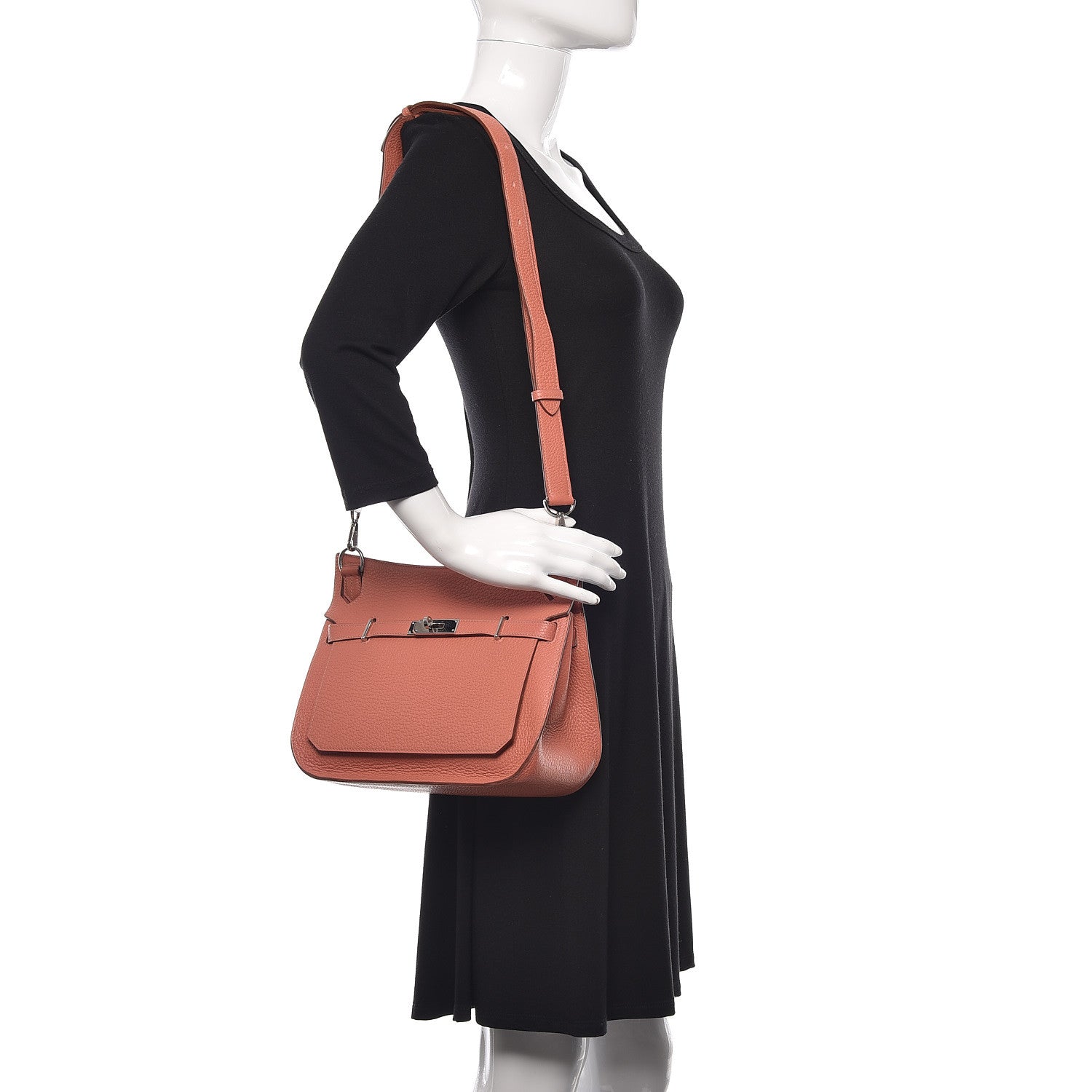 Hermes Taurillon Clemence Jypsiere 28 Rose Thè 2 of 20