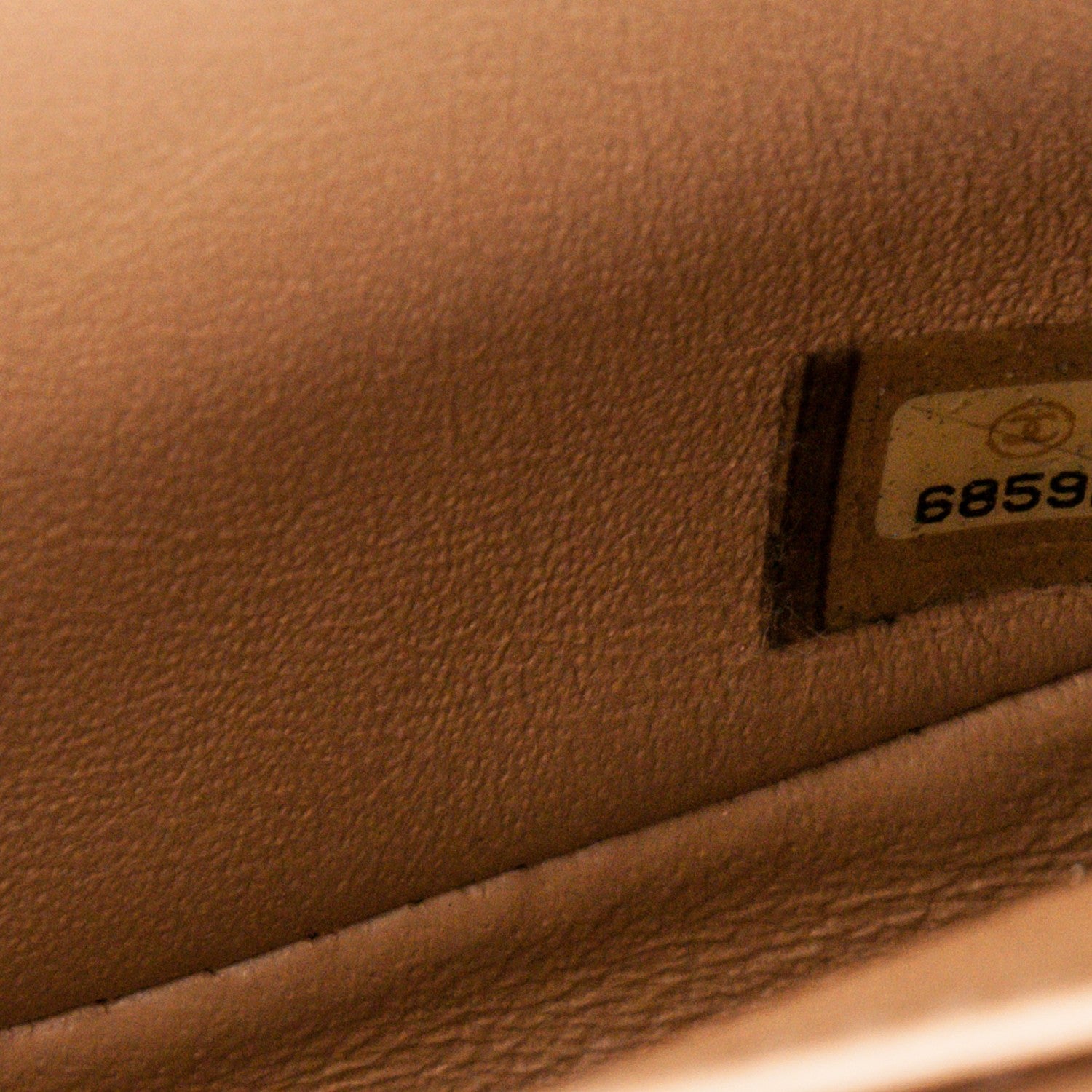 Chanel Lambskin Quilted Mini Square Flap Beige 7 of 7