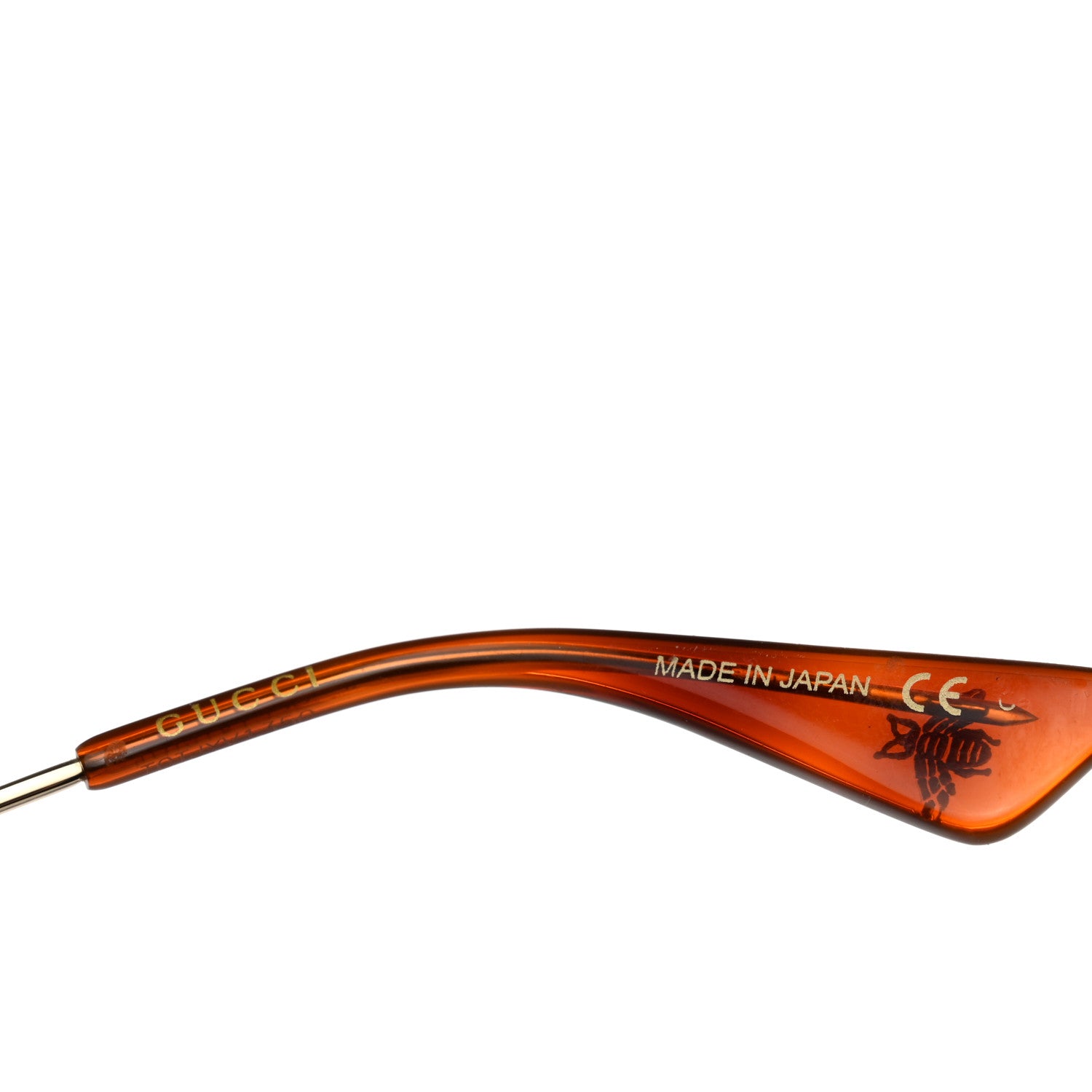 Gucci Metal L'Aveugle Par Amour Round Frame Sunglasses GG0113S Light Pink 5 of 8