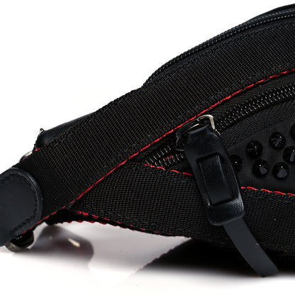 Christian Louboutin Calfskin Paris NYC Belt Bag Black 10 of 11