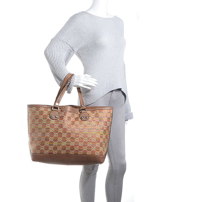 Gucci Straw Libeccio Monogram Large Sunset Tote Multicolor 2 of 7