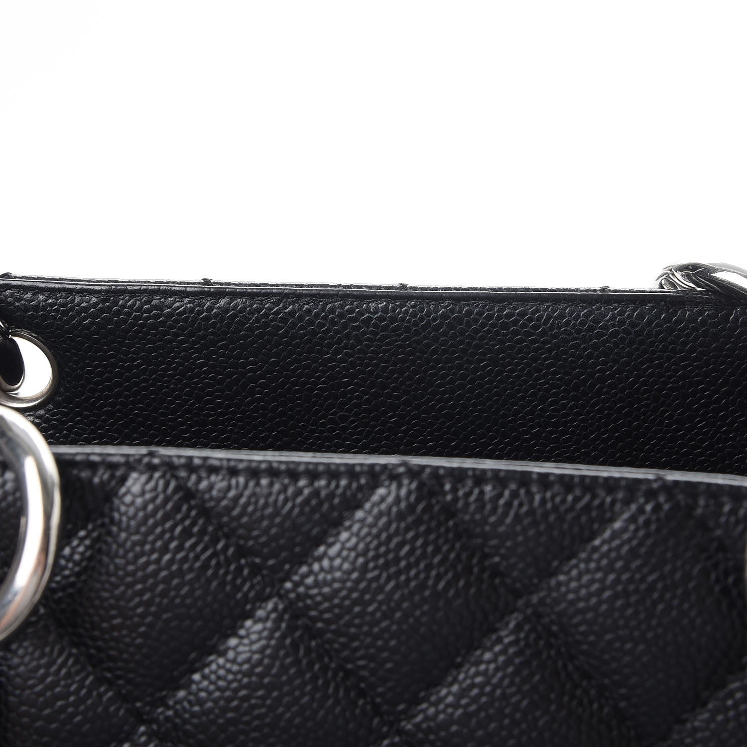 Chanel Caviar Quilted Grand Shopping Tote GST Black 9 of 14