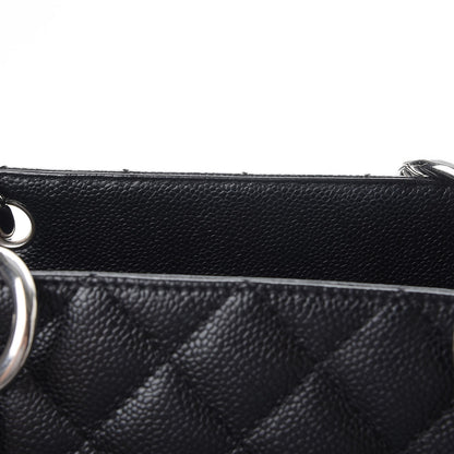 Chanel Caviar Quilted Grand Shopping Tote GST Black 9 of 14