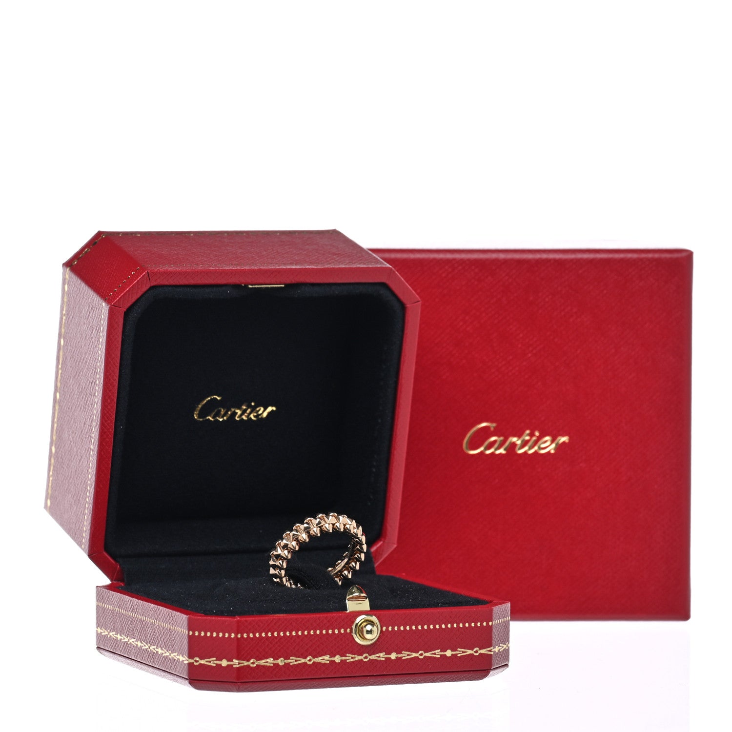 Cartier 18K Pink Gold SM Clash De Cartier Ring 51 5.75 5 of 5