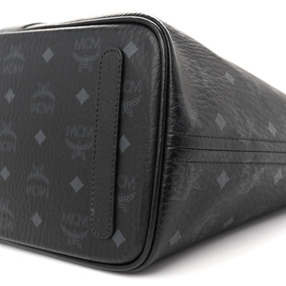 MCM Visetos Medium Liz Reversible Shopper Tote Black 14 of 18
