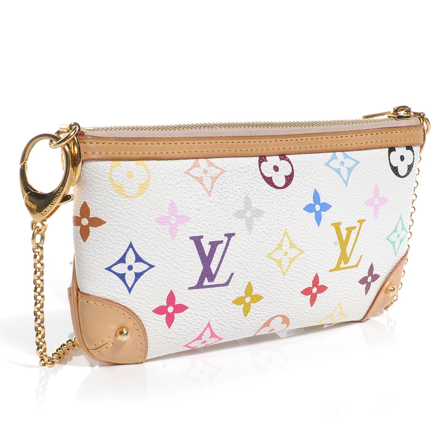 Monogram Multicolor Pochette Milla MM White