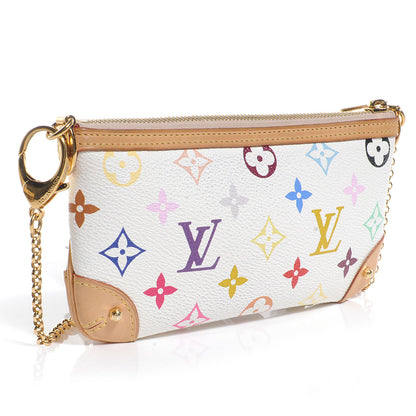 Louis Vuitton Monogram Multicolor Pochette Milla MM White 3 of 9