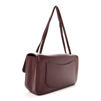 Chanel Grained Calfskin Small Souplissimo Maxi Flap Burgundy 3 of 10