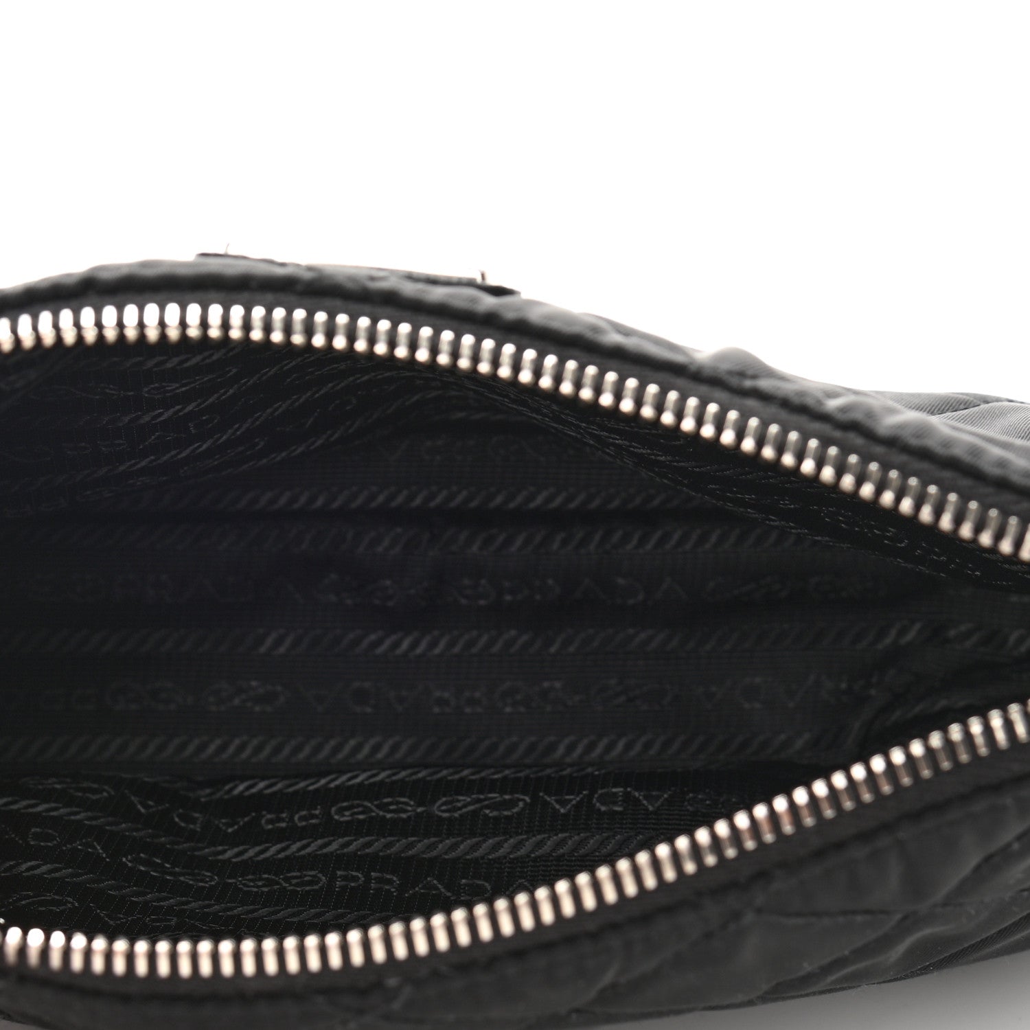 Prada Nylon Tessuto Impuntu Quilted Crossbody Bag Black 4 of 9