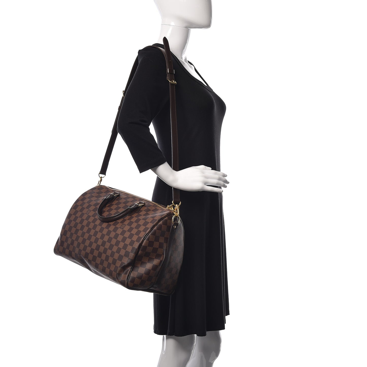 Damier Ebene Speedy Bandouliere 35