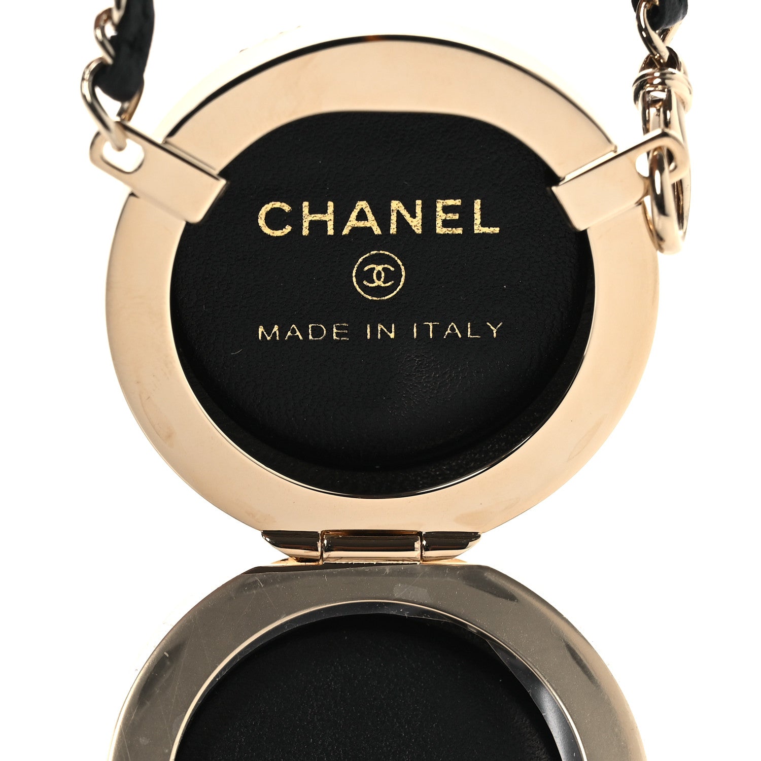 Chanel Lambskin Quilted Sphere Mini Bag Charm Black 3 of 6