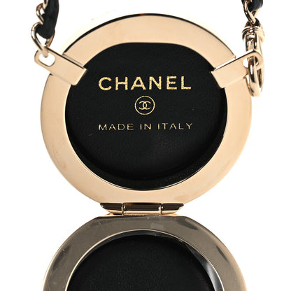 Chanel Lambskin Quilted Sphere Mini Bag Charm Black 3 of 6
