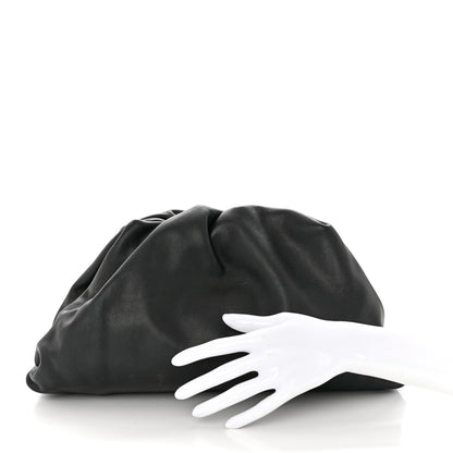 Bottega Veneta Smooth Butter Calf The Pouch Oversized Clutch Black 2 of 8