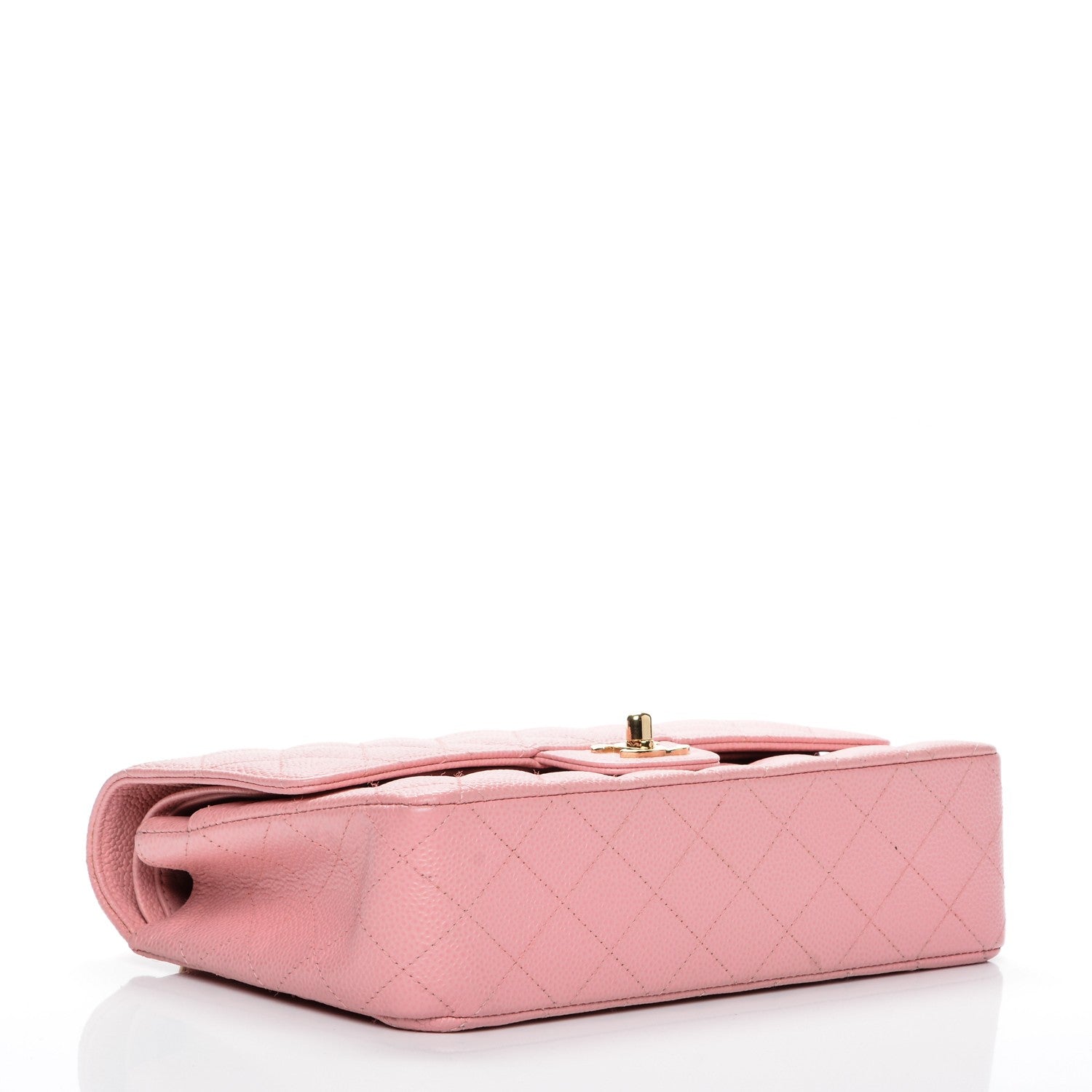 Chanel Caviar Quilted Medium Double Flap Pink 4 of 7