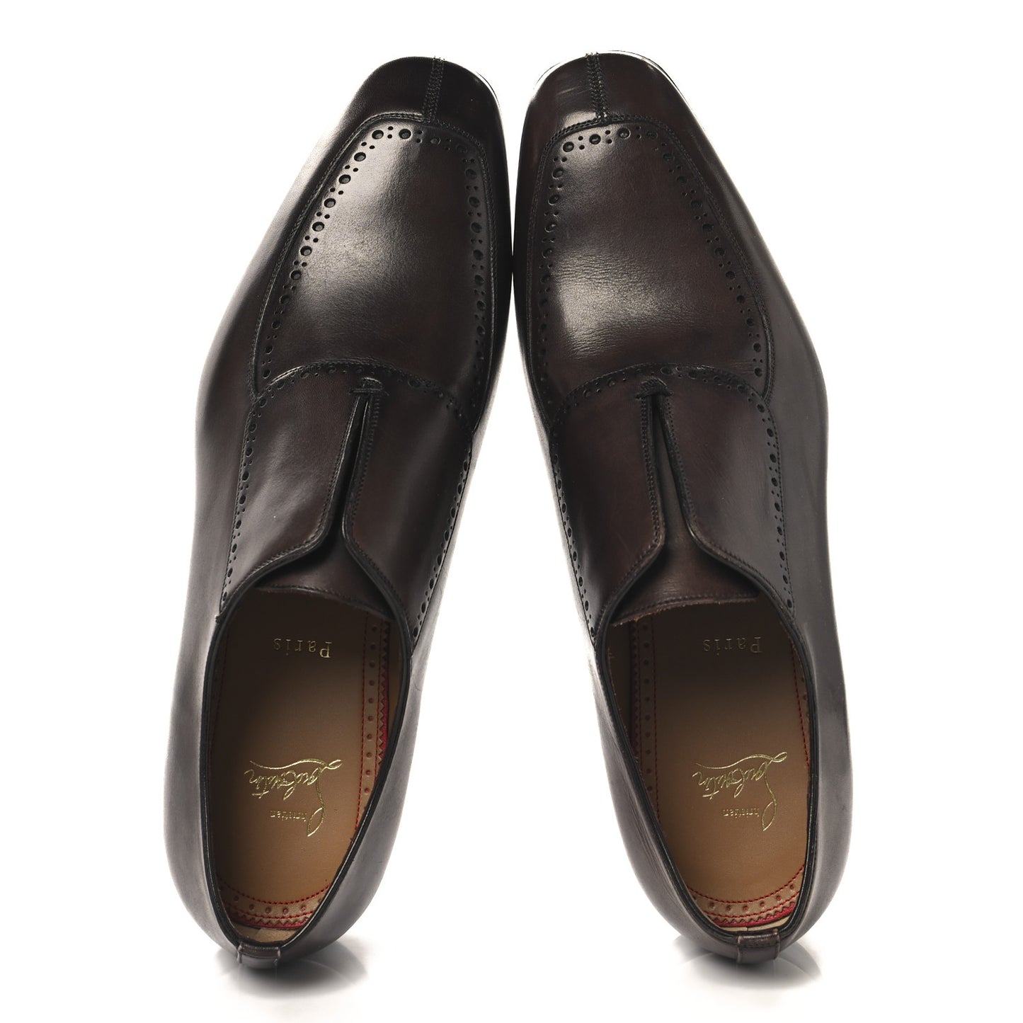 Calfskin Mens Lafitte On Flat Loafers 43 Brown