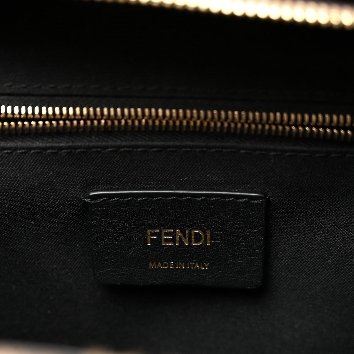 Shearling Macro FF 1974 Mini Backpack Tobacco Black