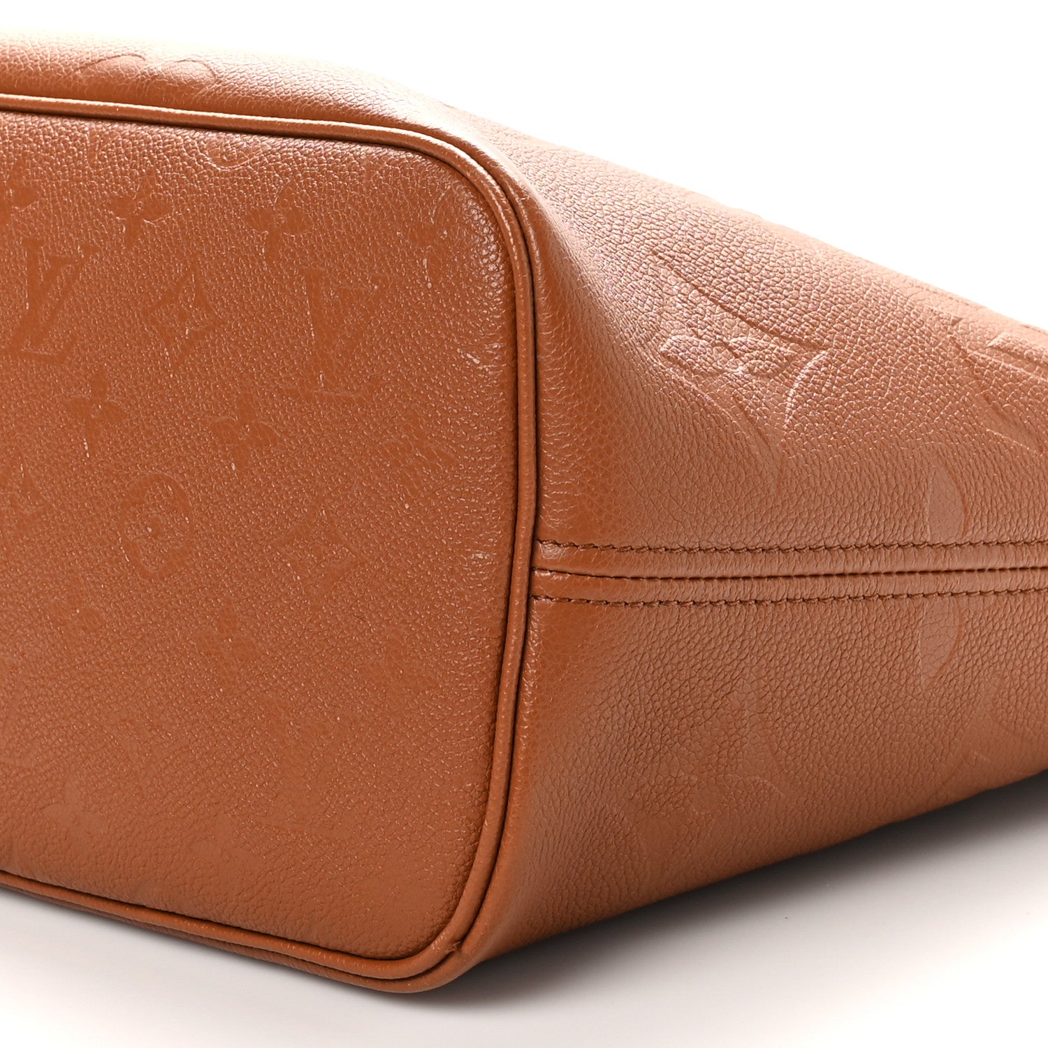 Louis Vuitton Empreinte Monogram Giant Neverfull MM Cognac 10 of 11