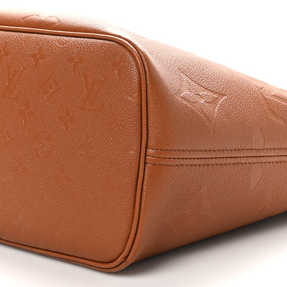 Louis Vuitton Empreinte Monogram Giant Neverfull MM Cognac 10 of 11