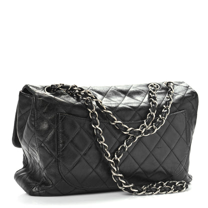 Chanel Washed Lambskin Quilted Jumbo Hybrid Reissue Flap Black 3 of 8