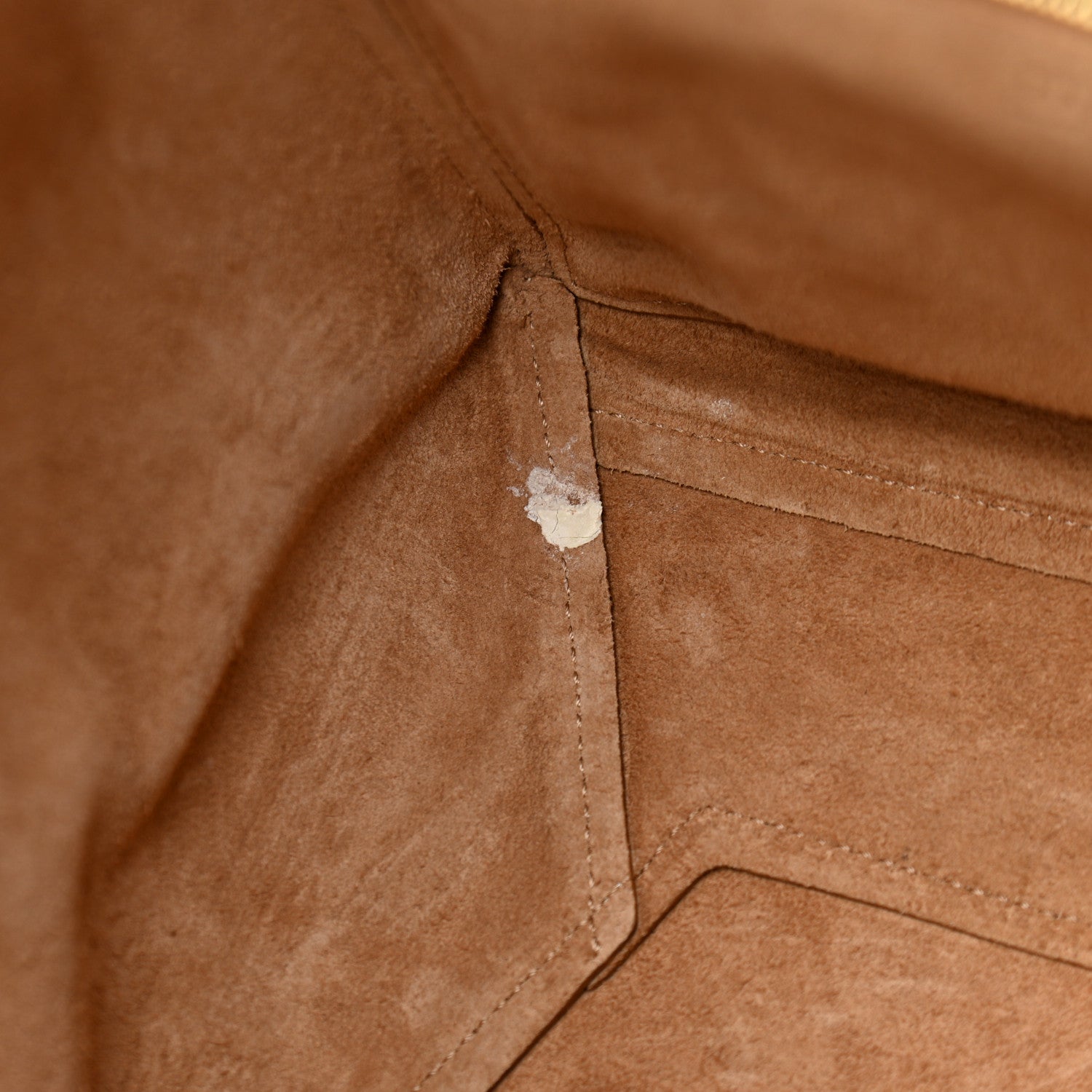 Celine Natural Calfskin Sangle Bucket Bag Light Camel 9 of 16