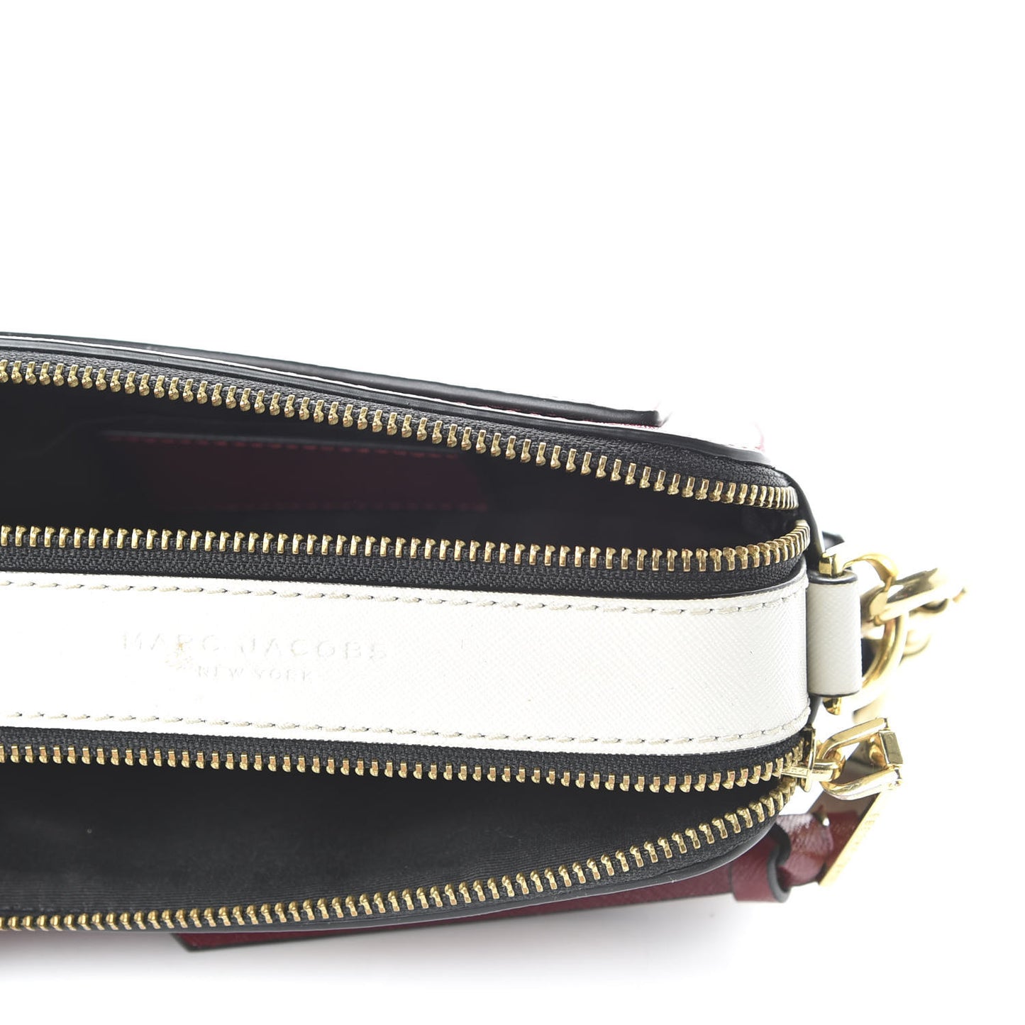 Saffiano Small Snapshot Camera Bag Red Multicolor