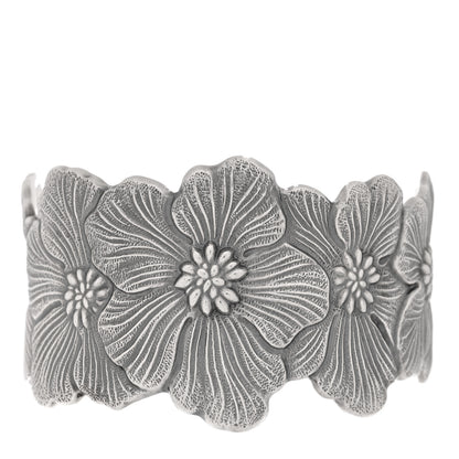 Buccellati Sterling Silver Blossoms Gardenia Cuff Bracelet 1 of 3