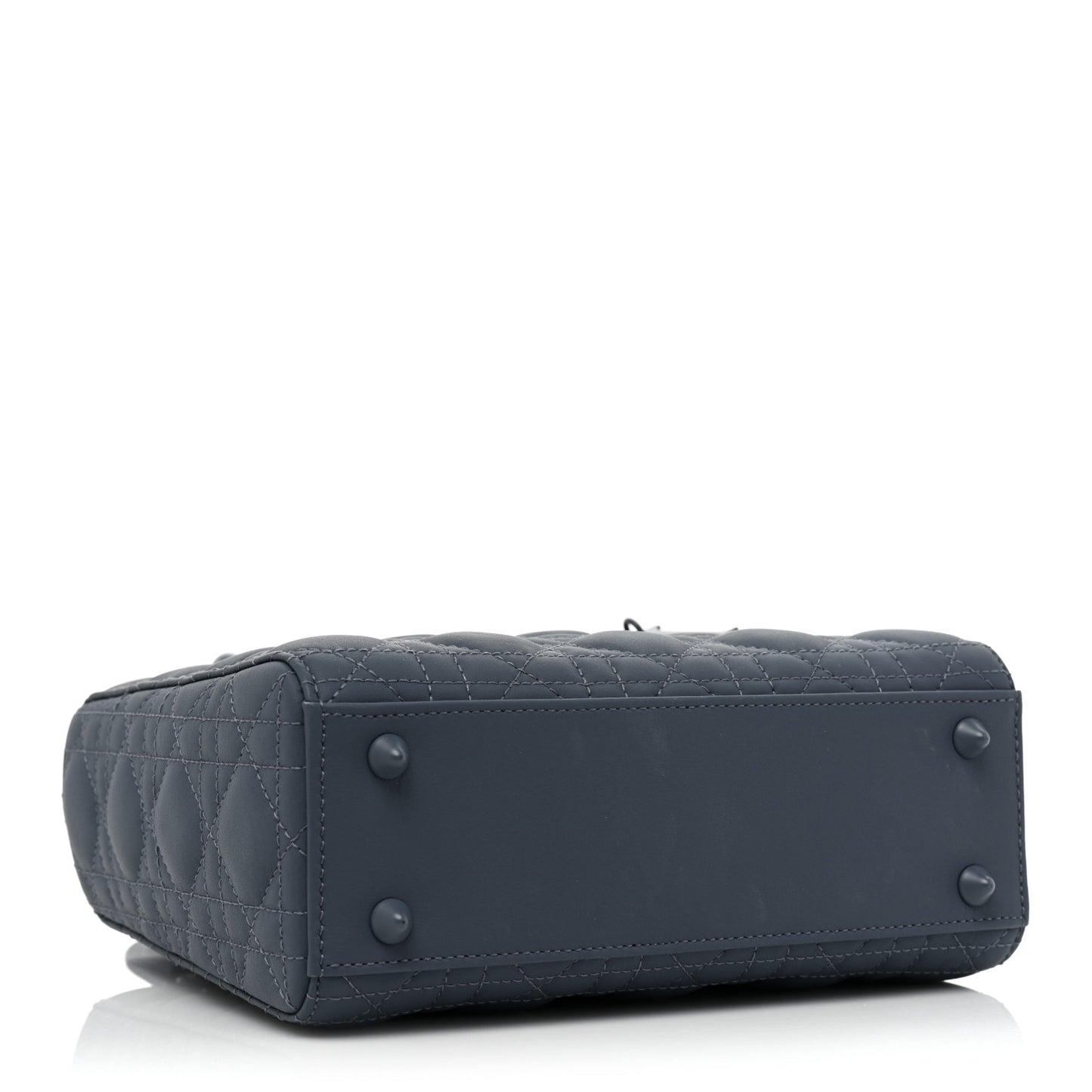 Ultra Matte Calfskin Cannage Small My ABCDior Lady Dior Dark Denim Blue