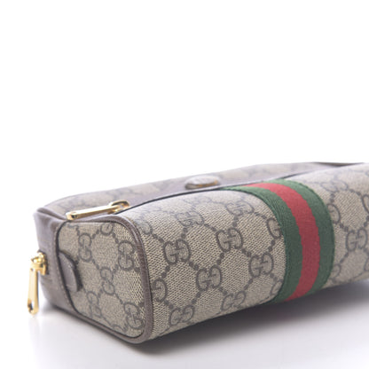 Gucci GG Supreme Monogram Web Small Ophidia Belt Bag 85 34 Dark Brown 8 of 11