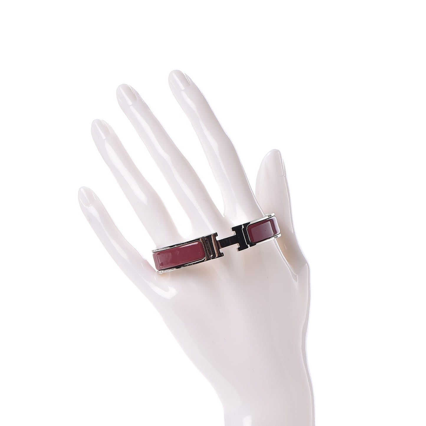 Narrow Enamel Clic Clac H Bracelet PM Muscat