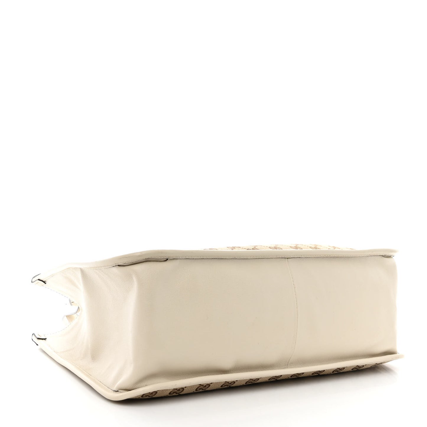 Monogram New Sakai Calfskin Lux Horsebit 1955 Tote Beige Ebony Mystic White