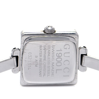 Gucci Stainless Steel 19mm 1900L Quartz Watch Black 4 of 6