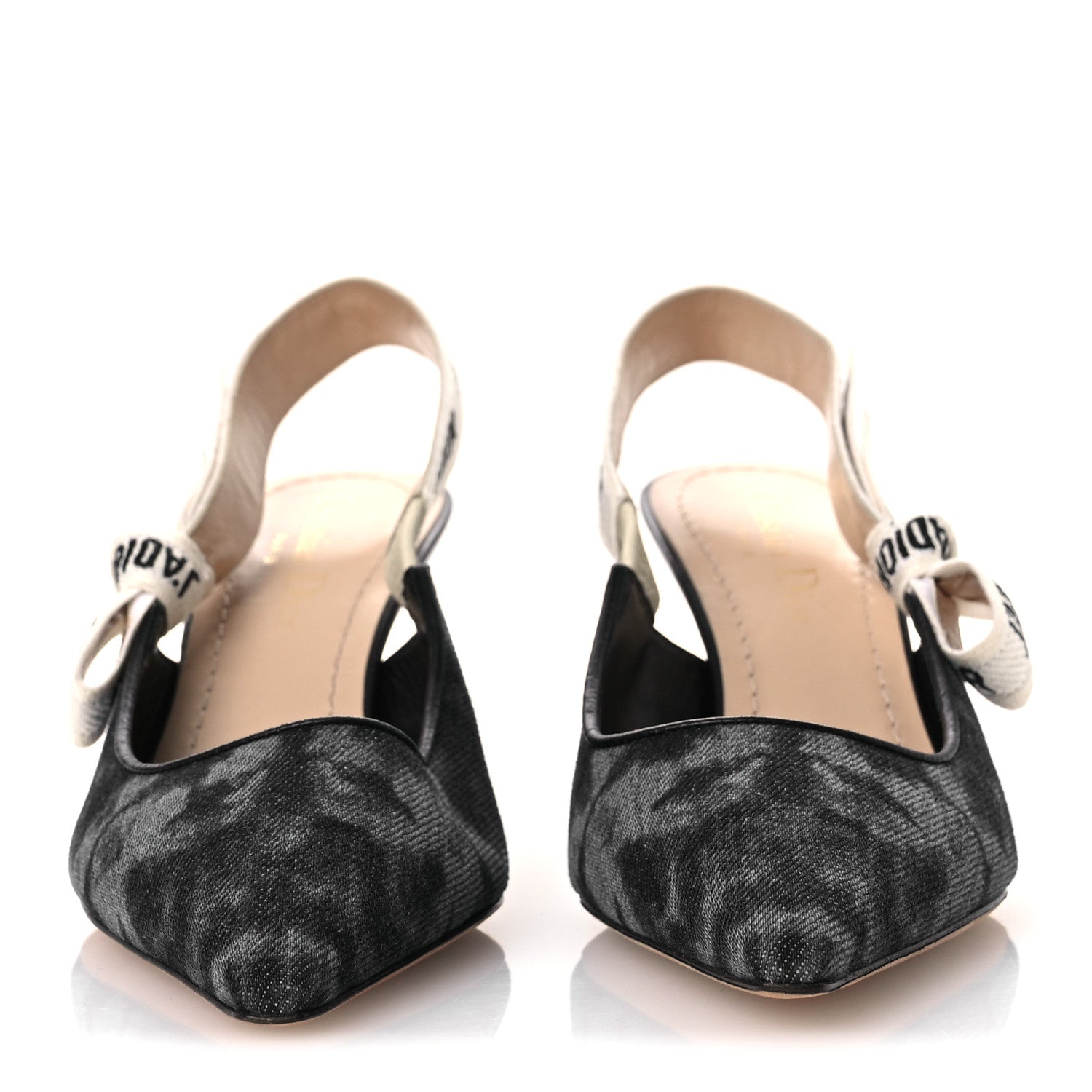Christian Dior Denim Ribbon J'Adior Slingback 65mm Pumps 36 Blue 3 of 12
