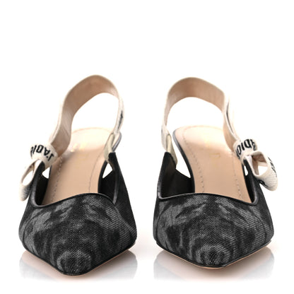 Christian Dior Denim Ribbon J'Adior Slingback 65mm Pumps 36 Blue 3 of 12