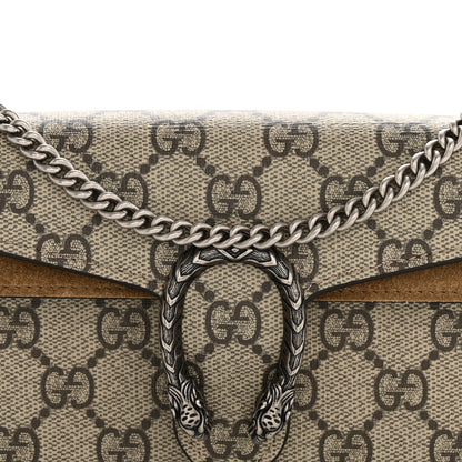 Gucci GG Supreme Monogram Super Mini Dionysus Shoulder Bag Taupe 8 of 12