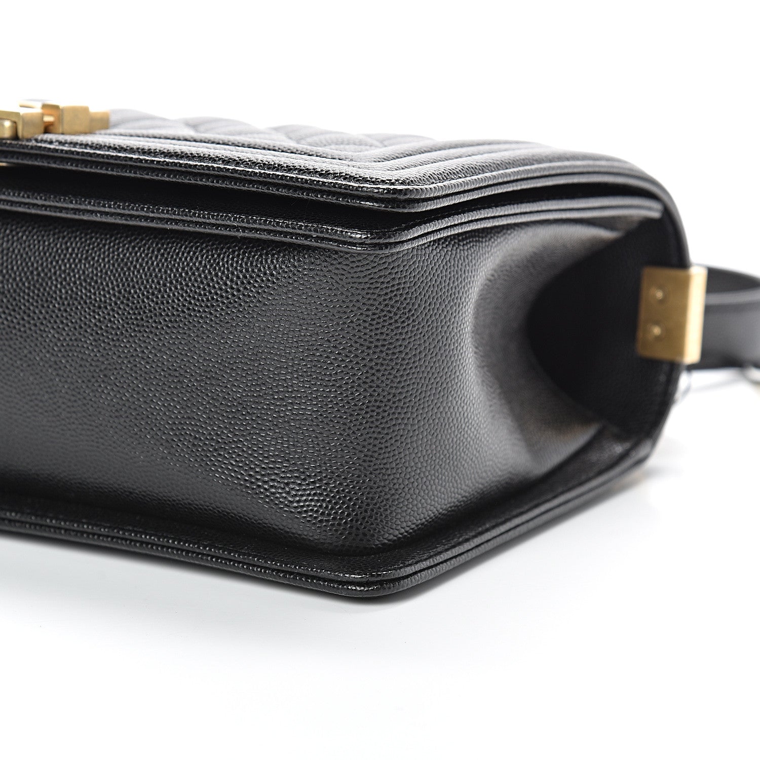 Chanel Caviar Quilted Medium Boy Flap Black 9 of 9