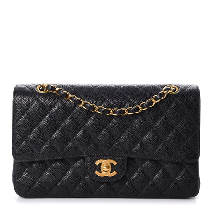 Chanel Caviar Quilted Medium Double Flap Black 2 of 28