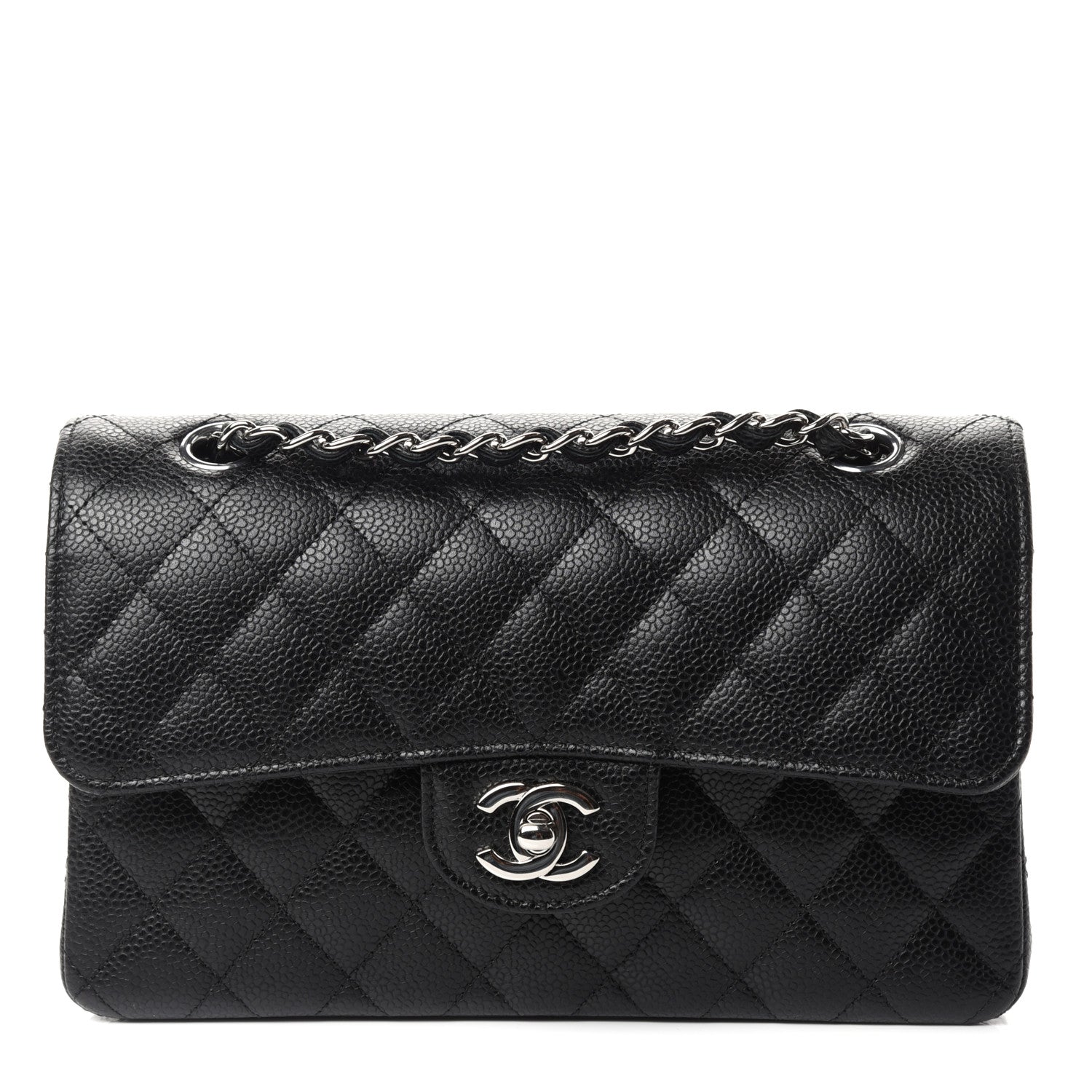 Chanel Caviar Quilted Small Double Flap Black 1 of 11